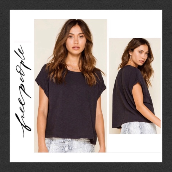 ***SOLD***  FREE PEOPLE YOU ROCK TEE - Picture 3 of 5